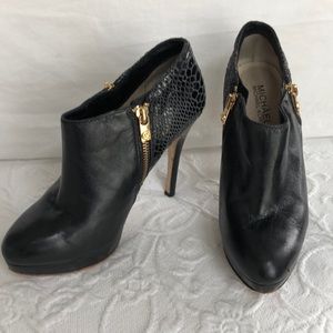 Michael Kors Black Heeled Booties